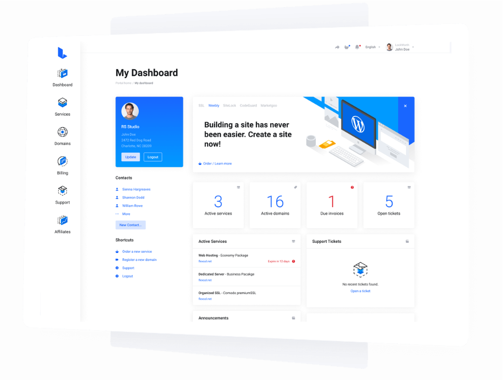 deseho.com dashboard